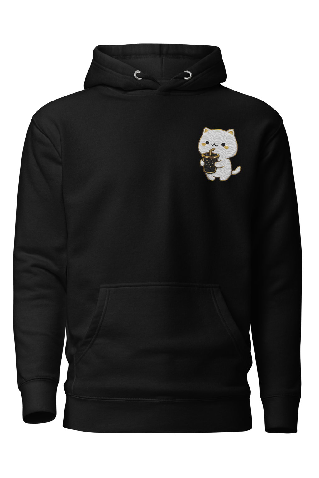 Hoodie negro minimalista ANYMO